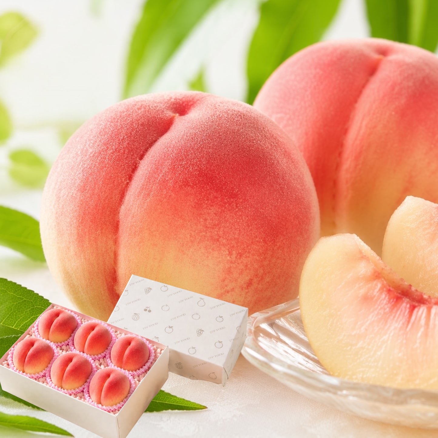 長野県産あかつき 2kg 5〜8玉 家庭用化粧箱