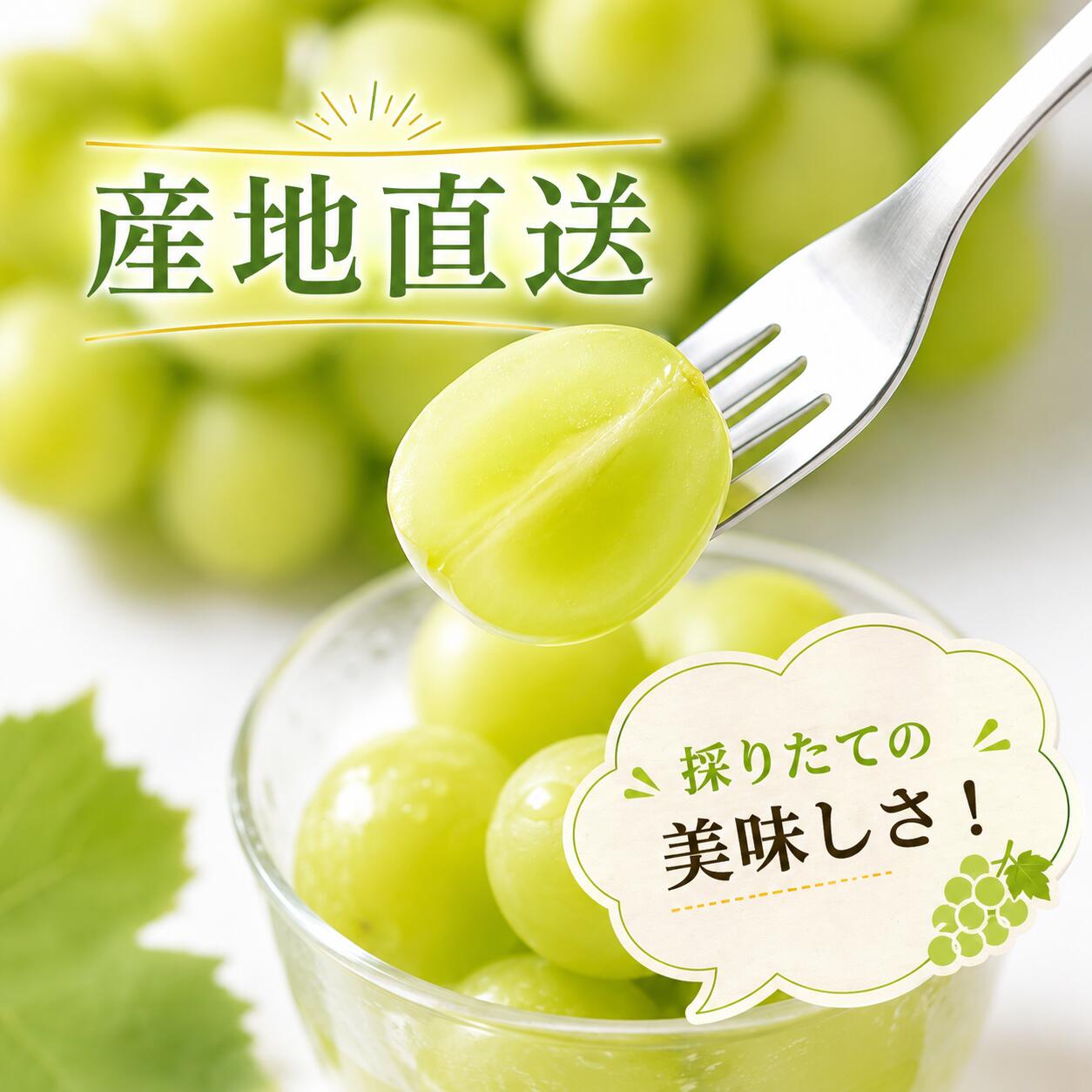 信州産大粒シャインマスカット秀品3L1.4キロ2房