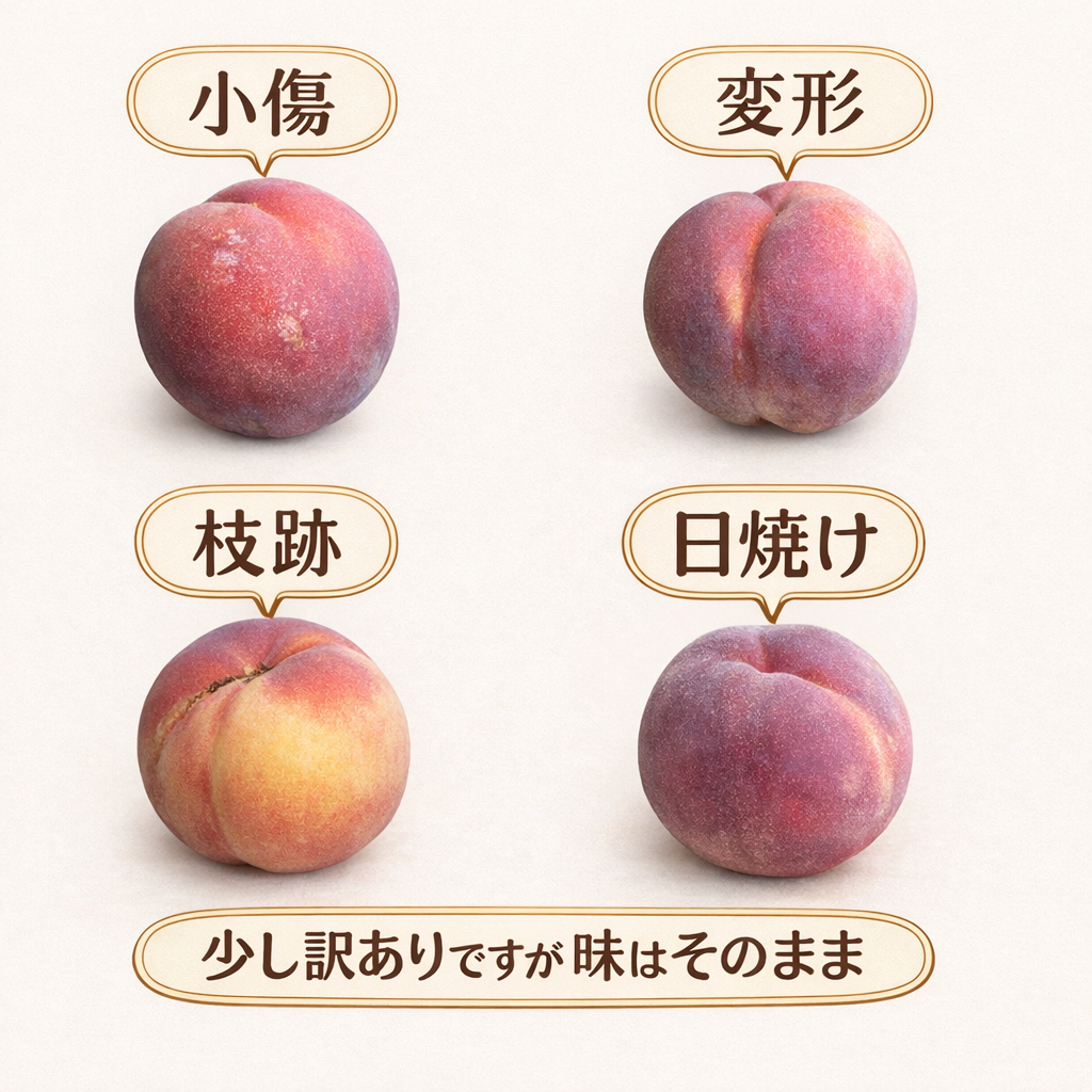 信州産 旬の桃 家庭用 5枚目